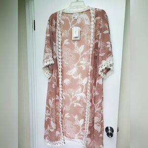 NWT Rose and White Lularoe Chloe Duster